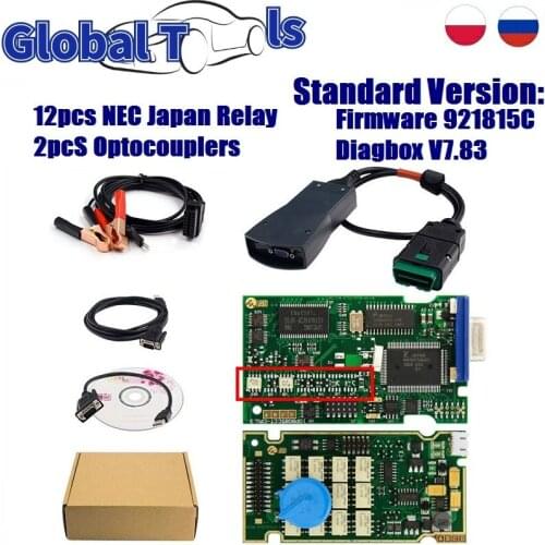 5PCS/Lot Lexia 3 Full Gold Chip 921815 Lexia3 PP 2000 OBD2 Car diagnostic Tool Diagbox V7.83 Auto Scanner For C-itroen/P-eugeot