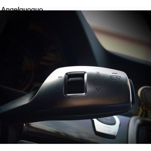 ABS Car Wiper Lever Steering Rod Cover Trim Frame for BMW 5 series 5GT GT5 F10 F18 F07 520 523 525 530 Car Styling