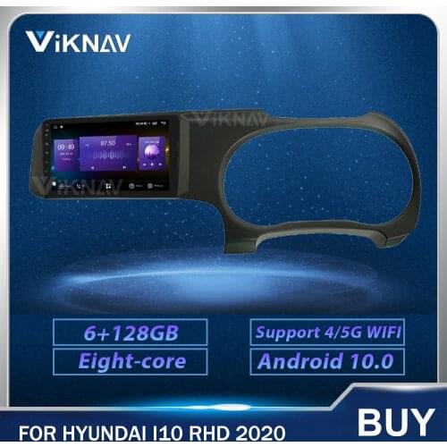 2 Din 128G Android Car radio DVD multimedia player For Hyundai I10 RHD 2020 Car GPS Navigation Touch Screen head unit