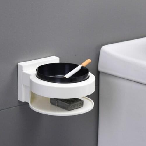 Free punching household sanitary toilet creative personality trend living room toilet wall-mounted ashtray LB12275