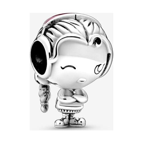 2020 New Fashion 100% 925 Sterling Silver Beads Girl Teenager Charm fit Original Pandora Bracelets Women DIY Jewelry Gift