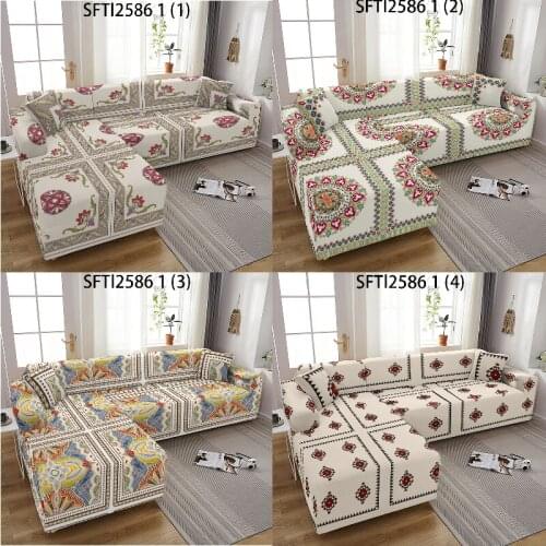 Color geometric stripes sofa covers for living room Cushion cover Elastic sofa cover Covers for armchairs Armchair cover Plaid