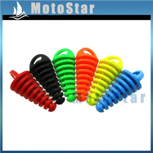 Soft Rubber Muffler Exhaust Pipe Silencer Wash Plug For 2 Stroke ATV Quad Pit Dirt Motor Bike Scooter Moped Motorcycle