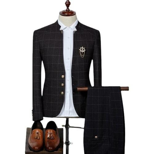 James Wang King Men's Classic Suits