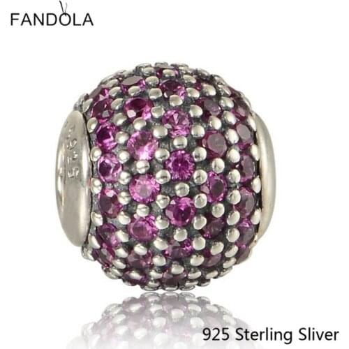 CKK Small Hole Essence Beads Caring Charms 925 Sterling Silver Original Jewelry Making Fits For Bracelets