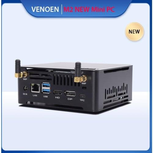 10Th Fan Intel Mini PC Core i7 10510U 8565U i5 8265U Tiny Desktop Computador Type-C Kensington Lock Low Noise Wifi AC 3165 Linux