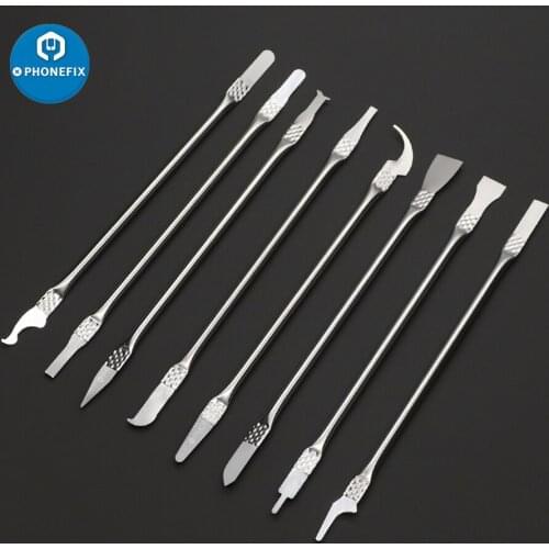 8 in 1 Burin to Remove Thin Blade Set for Phone PC CPU NAND IC Chip Romover for Phone Repair Hand Repair Tool Set
