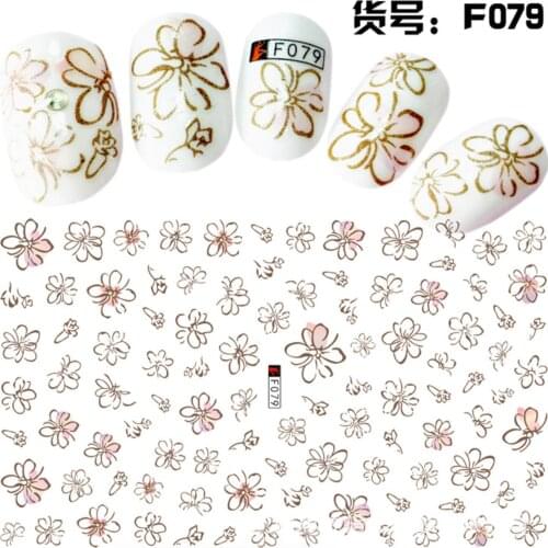 1pc Japanese Fresh Style Simple Spring Adhesive Stickers Many Color Nail Art Decal Decoration ( Just Bare Sheet 12.2cm*7.5cm)