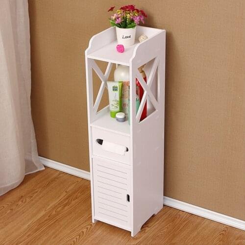 Simple Bathroom Toilet Shelf Toilet Storage Cabinet Waterproof Edge Corner Toilet Cabinet Toilet Storage Cabinet