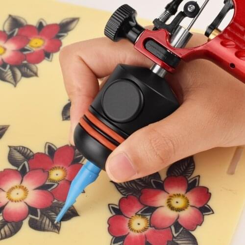 Adjustable Tattoo Grips Tube With Magnetic Needles Holder Self-Locking Non Slip Body Machine Grip Handle Tattoo Accessories