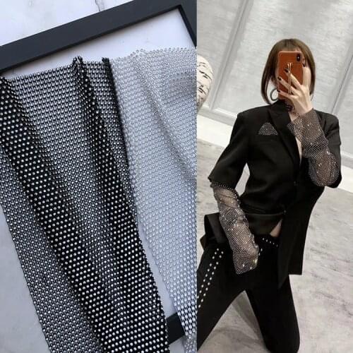 Elastic decorative chain for Bags shoes hats sleeve Wedding dress accessories Pearl Beaded Lace Trim fabric applique patches