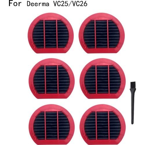 For Deerma VC25 VC26 Hepa Filter Vacuum Cleaner Accessorie High Efficiency Home Handheld Replacement Robot Spare Parts