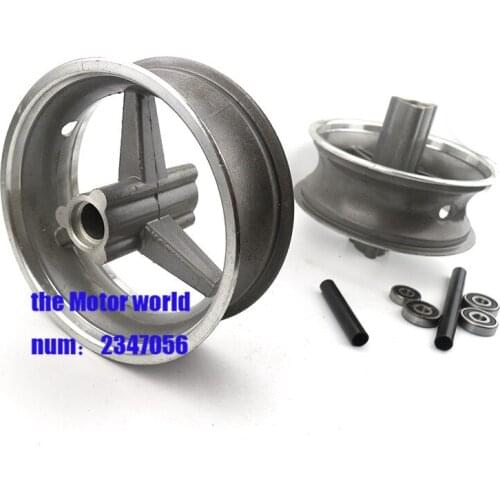 Aluminum Wheel 110/50-6.5 and 90/65-6.5 rear Hub for pocket bike 47cc 49cc free shipping