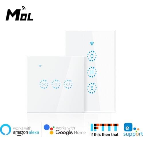 EWeLink WiFi Smart Curtain Blind Switch for Roller Shutter Electric Cutain motor motorized blinds Voice Control by Alexa