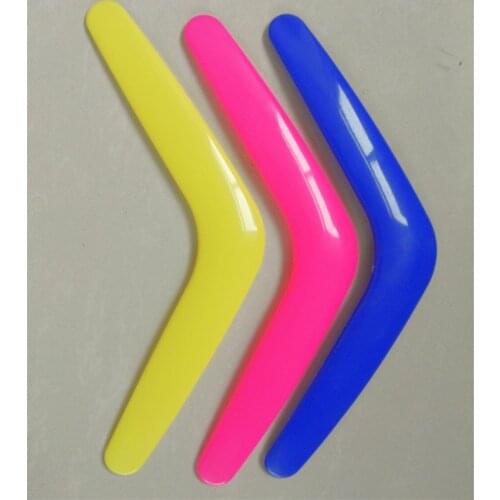 V Shape Boomerang Handmade Plastic Outdoor Fun Sports Luminous Outdoor Park Special Flying Toys Flying Disk Flying Saucer