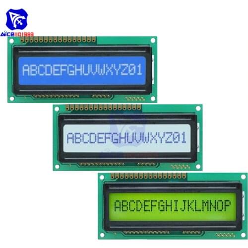 Diymore 1601 LCD Display 16X1 Character Digital LCD Module LCM STN SPLC780D KS0066 for Arduino UNO R3 3D Printer 5V