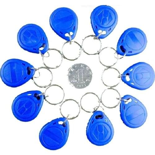 10Pcs EM4305 125Khz Key Copy Rewritable Writable Rewrite EM ID T5577 keyfobs RFID Tag Ring Card Proximity Token Access Duplicate