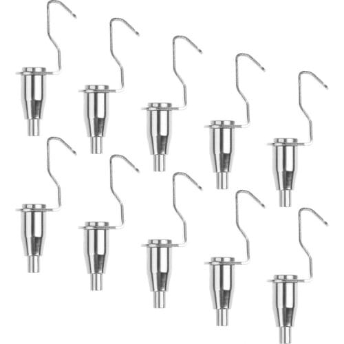 10pcs Painting Hook Display Hanger Adjustable Metal Wirerope Picture Hanging Art Gallery Exhibition Accessory Strong Bearing