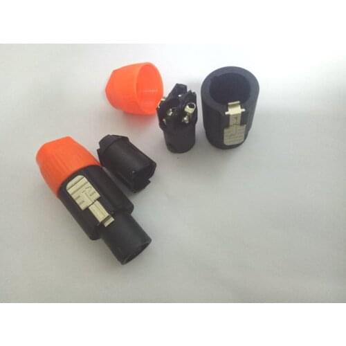 100pcs 4Pin Speakon Cable Connector Male Audio Speaker Connector Selling