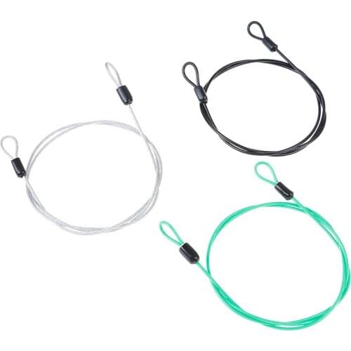 100cm Bike Bicycle Motorcycles Chain Lock Useful Anti-theft Bike Security Double Loop Cable Strong Braided Steel