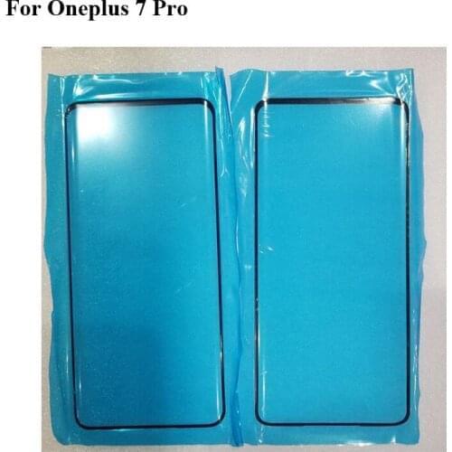 2PCS For Oneplus 7 pro Touch Screen Glass Digitizer Panel Front Glass Sensor 1+7 Pro Without Flex Oneplus7 pro Parts 1+7Pro