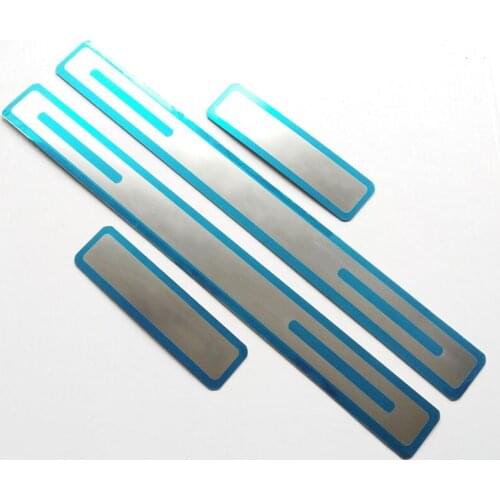 4pcs Welcome Pedal Trim For Renault MEGANE 2010-2014 2016 2018 Stainless Door Sill Covers Strip Car Styling Stickers Accessories