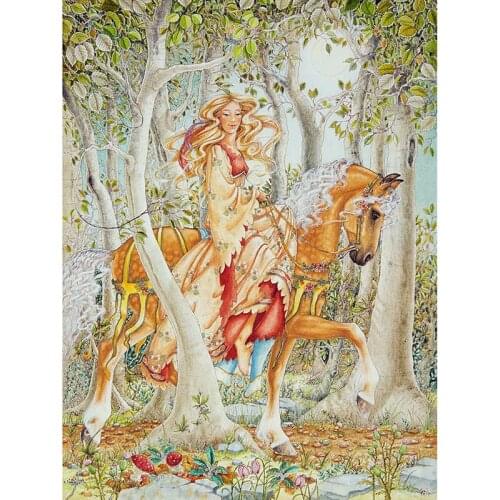 5d diy diamond painting horse,girl,tree,Full,Diamond Embroidery,Handmade,3d picture,image,Stitch Cross,Diamond Mosaic,Needlework