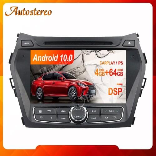 Px6 Android 9 MAX 64GB Car DVD Multimedia Player For Hyundai IX45 2014-2018 Car GPS Navigation Radio Tape Recorder Head Unit DSP
