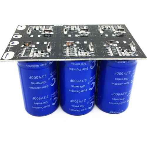 Supercapacitor retificador automotivo 2.7v500f 16v83f, módulo de capacitor super farad para janela automotiva