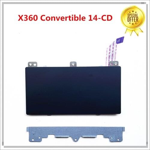 For HP Pavilion x360 Convertible 14-CD 14M-CD TPN-W131 Touchpad Track Pad Mouse Pad w/ Bracket TM-03408-005