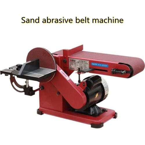 BD46 Electric Belt Sander Woodworking Polishing Sanding Multi-functional Desktop Polisher Wood Panels Machine
