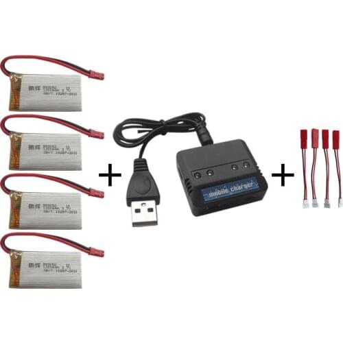 Ewellsold 4 in 1 T64 T04 T05 F28 F29 4CH 2.4G 6 Axis Quadcopter/helicopter upgraded 3.7V/1200mAh Li-Po 4 battery +1 charger