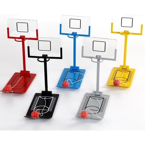 Stress Relief Toy Foldable Mini Basketball Game Office Desktop Table Basketball Birthday Gift for NBA CBA Lovers Training Toys