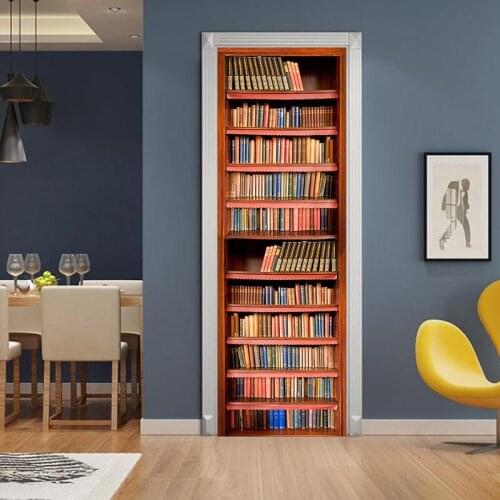 3D creative mural DIY Maple Forest door stickers wall stickers self-adhesive waterproof removable