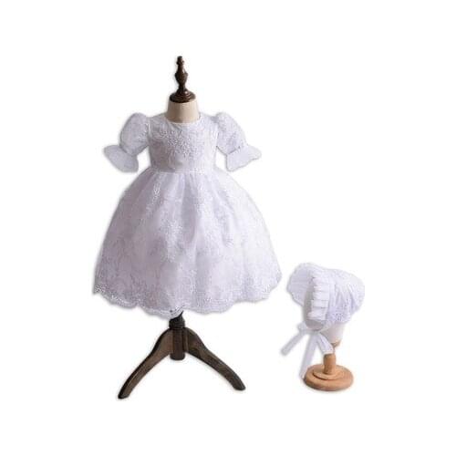 1 Year Birthday Dress Tutu Baby Girl Dresses For Baptism Infant Princess Lace Christening Gown Newborn Toddler Bebes Clothes