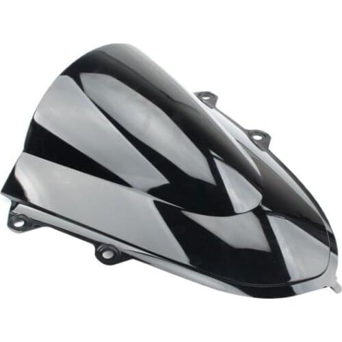 Motorcycle Front Windshield WindScreen Mount Frame Visor for Yamaha V3 Black
