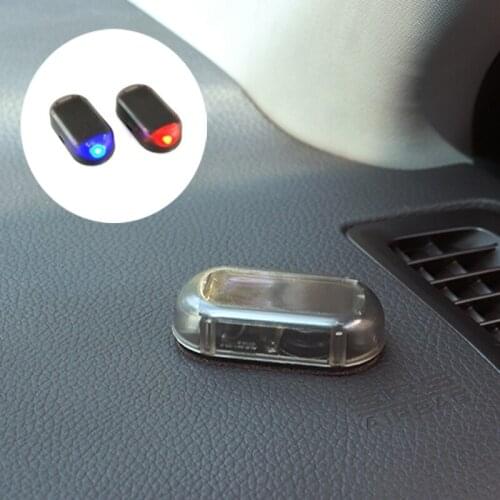 New 1PCS Universal Solar Car Alarm LED Light for SEAT Ibiza Leon Toledo Arosa Alhambra Exeo FR Supercopa Mii Altea Cordoba cupra