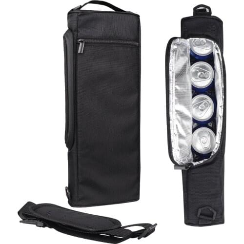 Portable Wine Beer Cooler Bag Waterproof Golf Ice Pack Insulation Picnic Drink Thermal Bag Large Capacity Travel Picnic Handbag