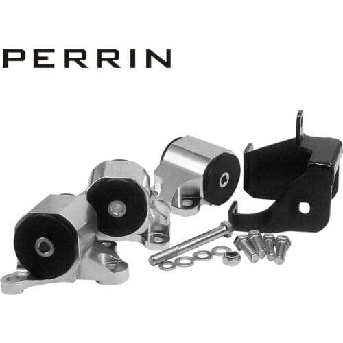 Silver Engine Swap Mount Kit 2-bolt Left Mount fit for HONDA CIVIC D16 B16 B18 B20 EK 1996-2000