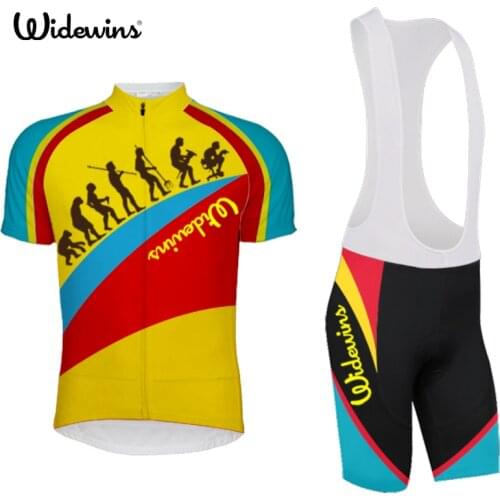 New Evolution widewins Sports Wear Mens Cycling Jersey Cycling Clothing Bike Shirt Size 2XS TO 6XL 5893