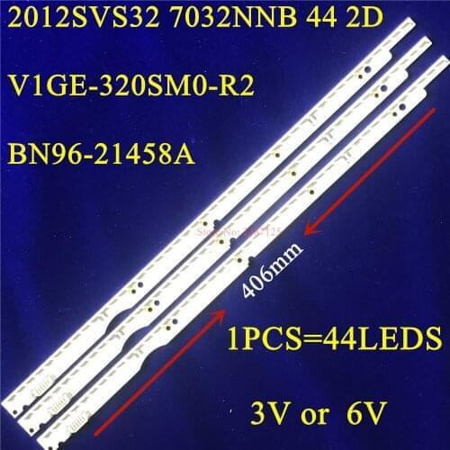 5 PCS/lot 6V LED Backlight for UA32ES5500 UE32ES6557 UE32ES6100 SLED 2012svs32 7032nnb 2D V1GE-320SM0-R1 32NNB-7032LED-MCPCB