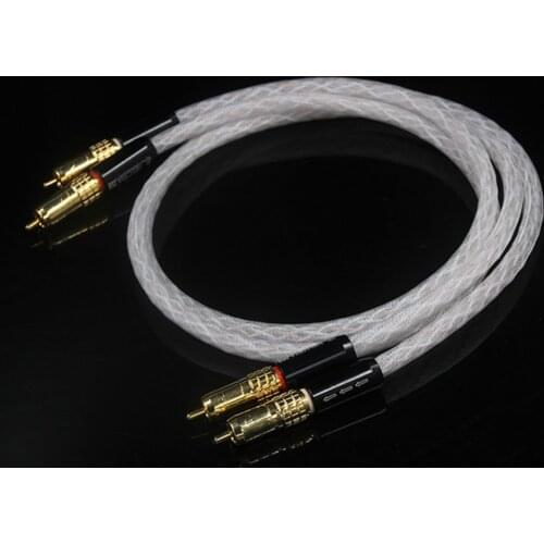 TARA labs RSC VECTOR 2 Fever Amplifier DVD Signal Cable CD Audio Cable Double Lotus Gold Plated RCA Cable