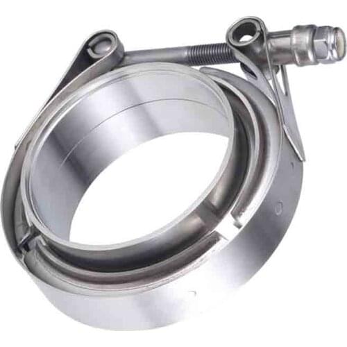 V band Clamp 1.75/2/2.25/2.36/6 inch Stainless Steel V-band Clamp Male Female Exhaust Flange Stainless Steel Vband Clamps