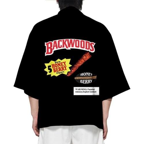 Foods Backwoods Honey Berry 3D Printing Japanese Kimono Haori Yukata Cosplay Women/Men Fashion Summer Streetwear Jackets Clothes