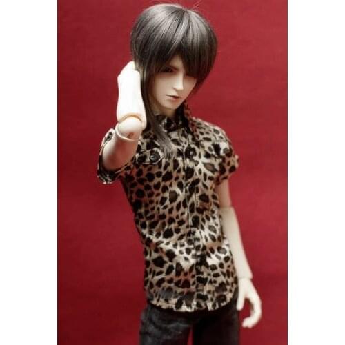 1/6 1/4 1/3 BJD clothes Short sleeve Leopard shirt for BJD/SD YOSD MSD SD13 SSDF ID72 HID strong Uncle doll accessories C0134