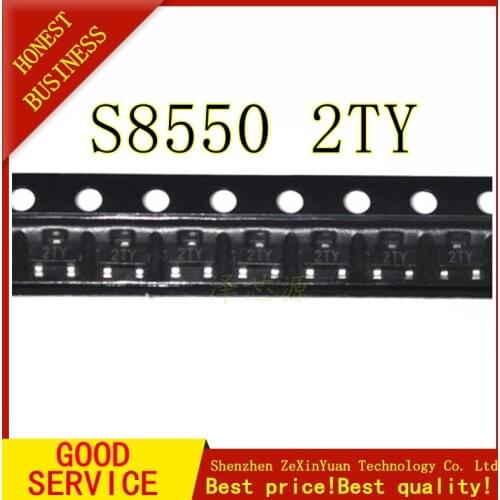 100PCS SMD S8550 2TY CHIP Transistor PNP SOT-23 TRANSISTOR