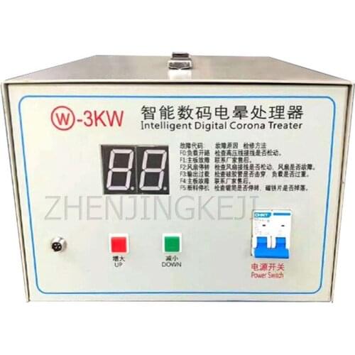 3000W Digital Display Electricity Gosh Deal With Machine 220V Thin Membrane Corona PETPVC Dedicated Deal Tools Spark Equipment