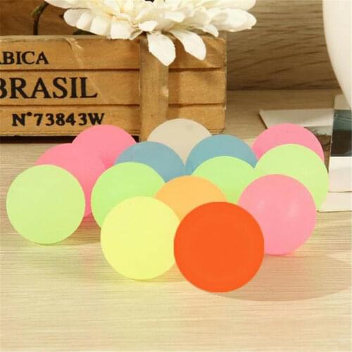 40mm Bouncy Jet Balls Birthday Party Loot Bag Luminous Light Ball Fun For Kids