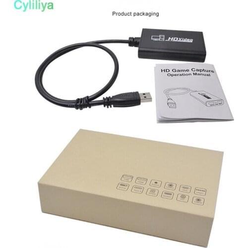 5set USB 3.0 1080P HD Video Game Capture Card Video Converter HDMI Output Live Streaming for XBOX One PS4 MAC Plug and Play