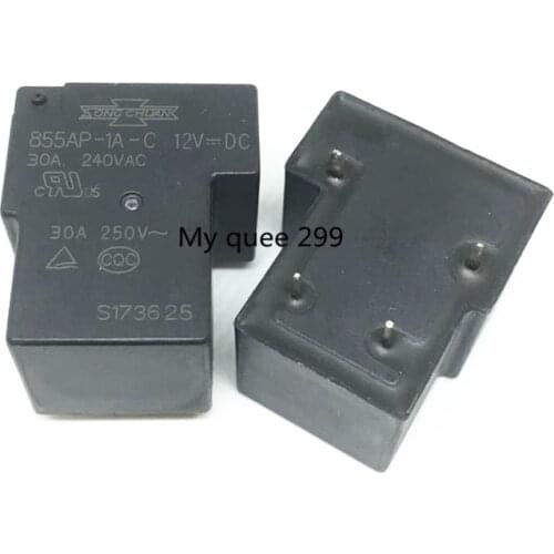 5pcs 855AP-1A-C-12VDC DC12V normally open 30A relay instead of G8P-1A4P-12VDC